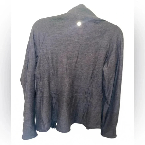 YOGALICIOUS LUX HEATHER FLARED BOTTOM JACKET SIZE L NWT - Picture 8 of 11